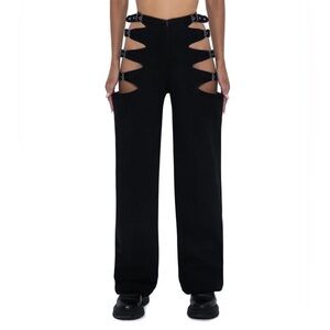 DEFI DESIGN cutout pants